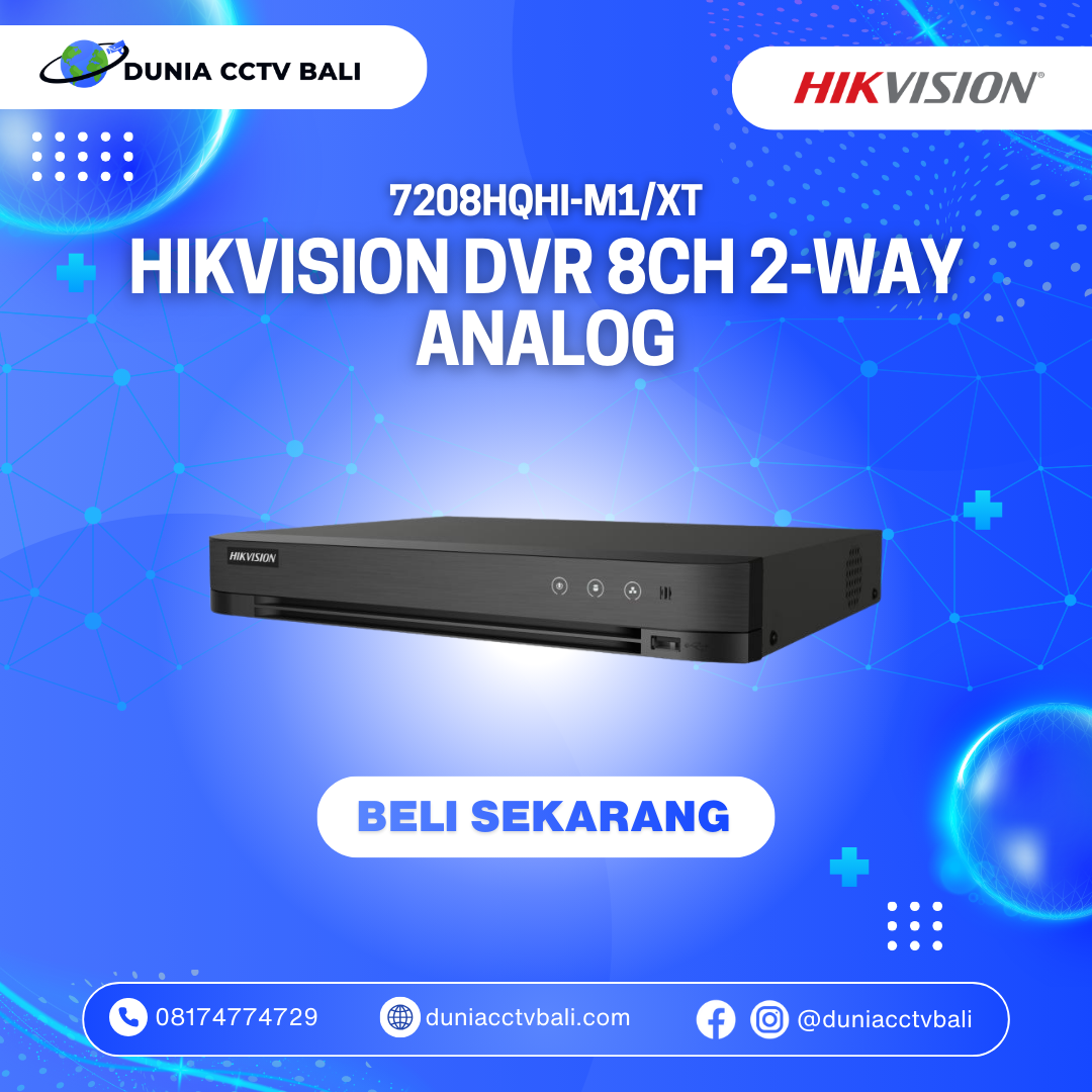 Hikvision DVR 8Ch 2-Way Analog