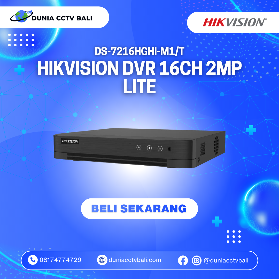 Hikvision DVR 16Ch 2-Way Analog