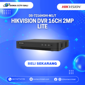 Hikvision DVR 16 Channel 1080p Lite Audio Coax