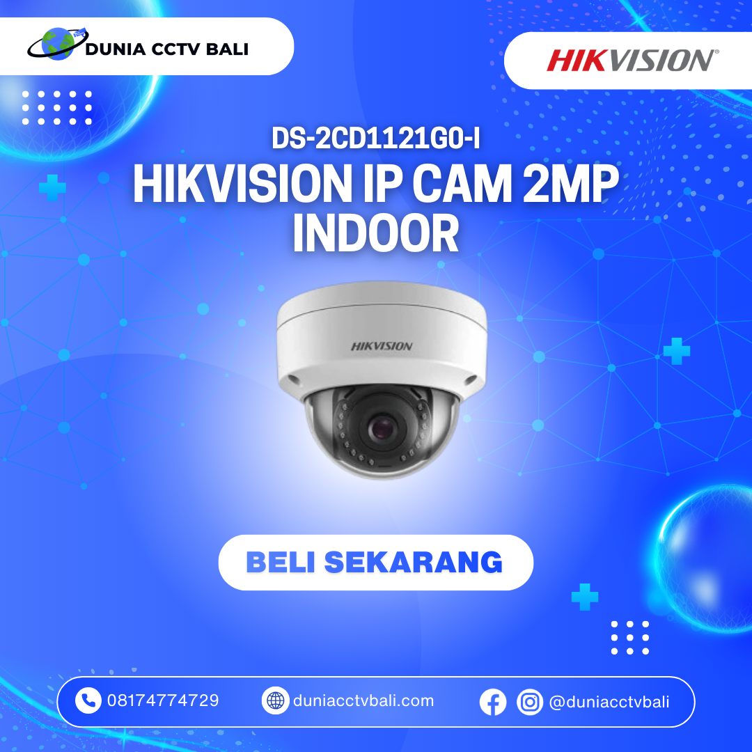 Hikvision 2MP Fixed Dome Network Camera Indoor