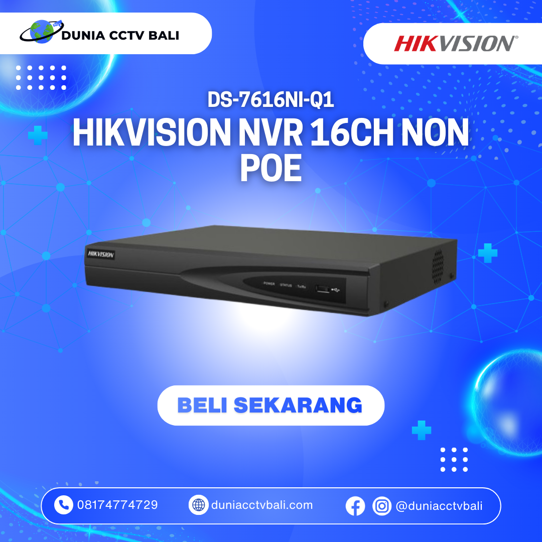 Hikvision 16-Channel 4K NVR (Network Video Recorder)