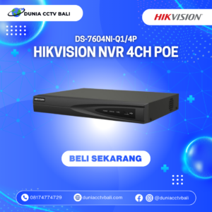 Hikvision 4-Channel 4K NVR with 4-Port PoE