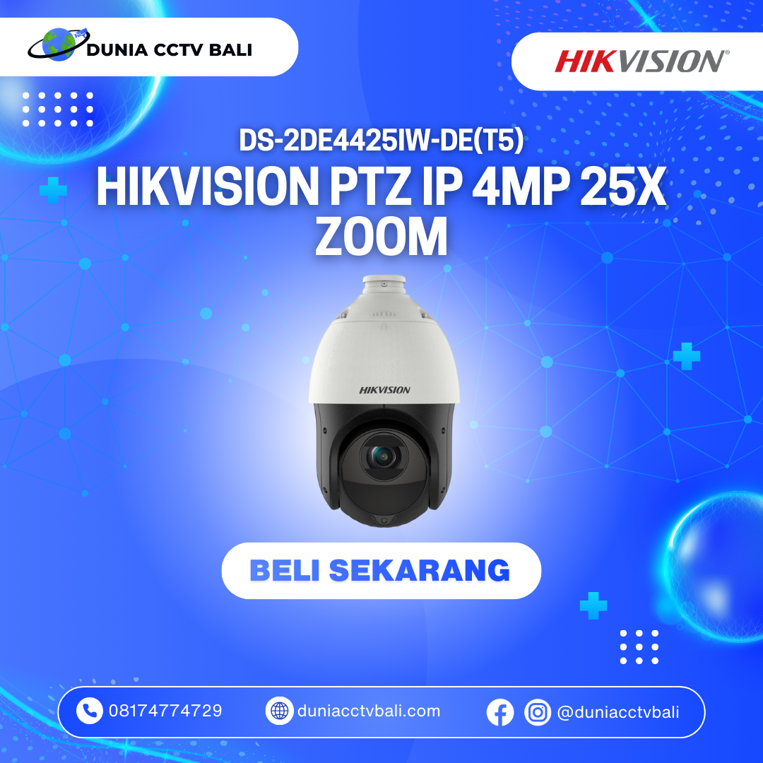 Hikvision 4MP 25× Network IR Speed Dome PTZ IP Camera