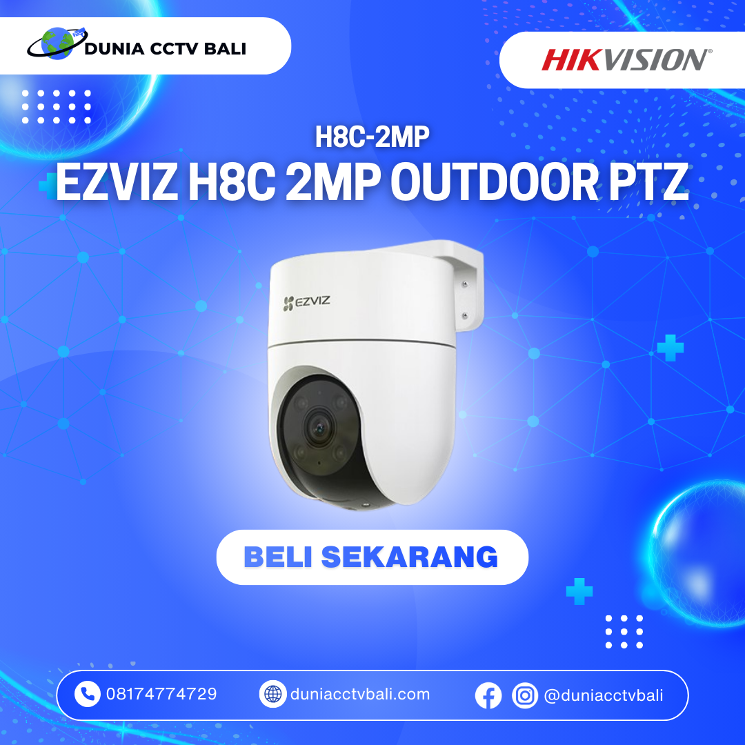 EZVIZ H8c 2MP Outdoor Pan & Tilt Wi-Fi Camera