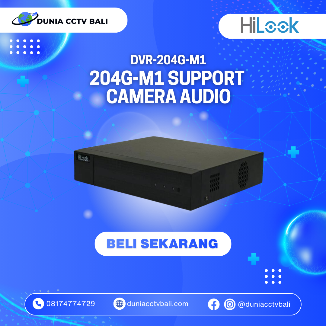 HiLook DVR 4-Channel 1080p Lite